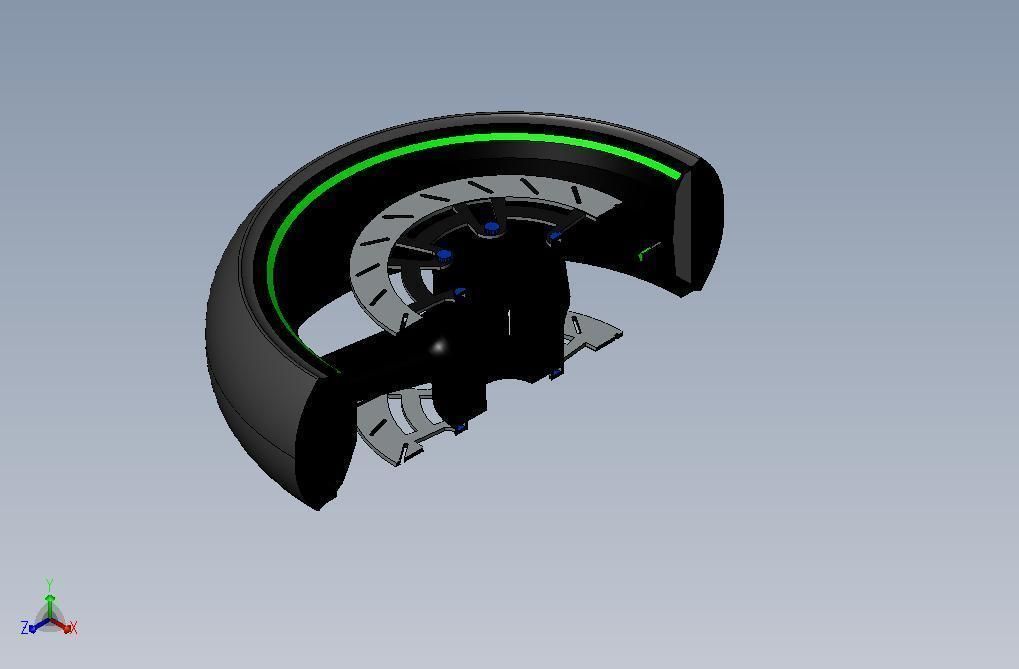 Racing Wheel 3D model_1