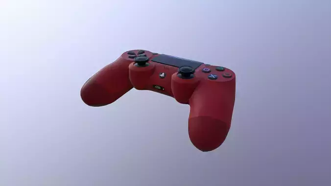 Playstation 4 Controller Low-poly 3D model