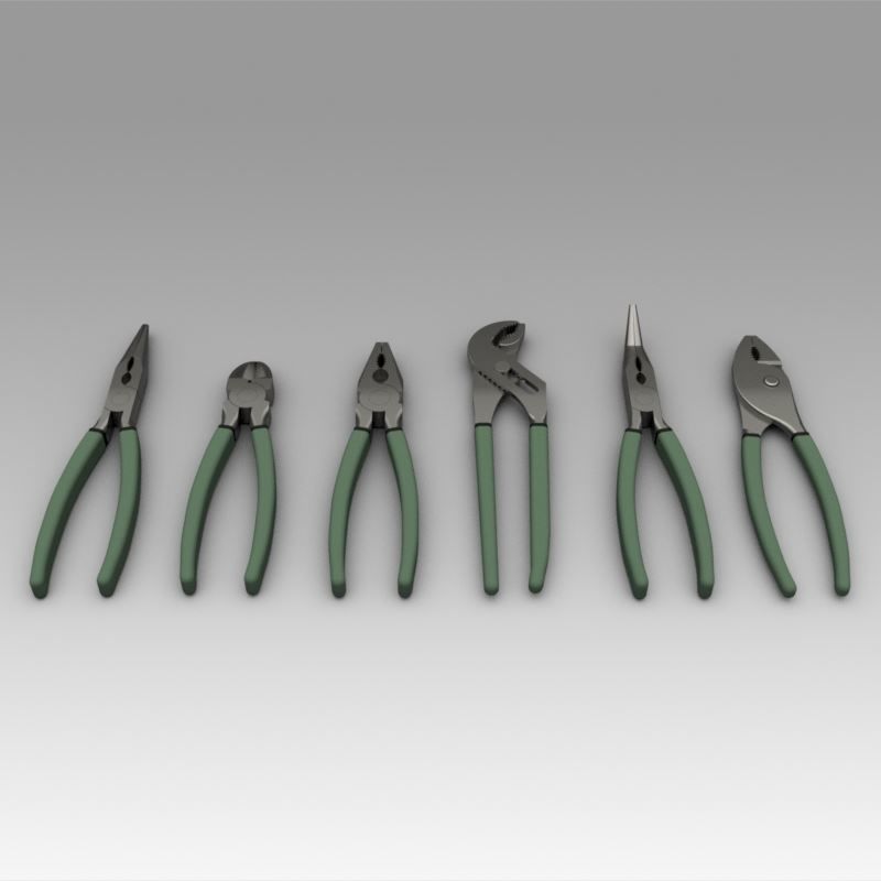 Pliers  3D model_1