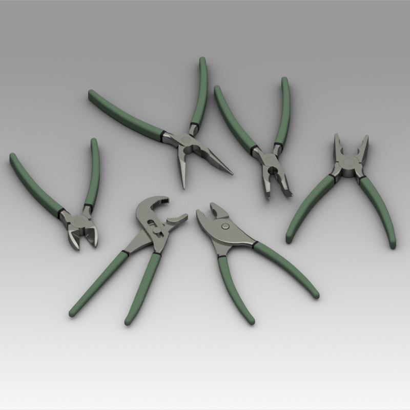 Pliers  3D model_8