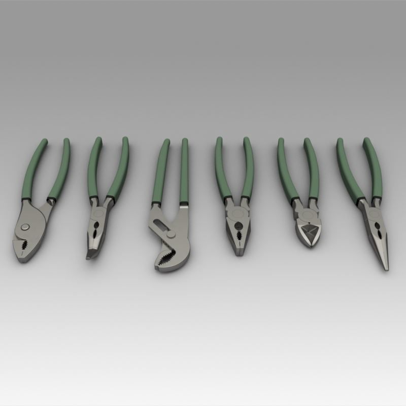Pliers  3D model_5
