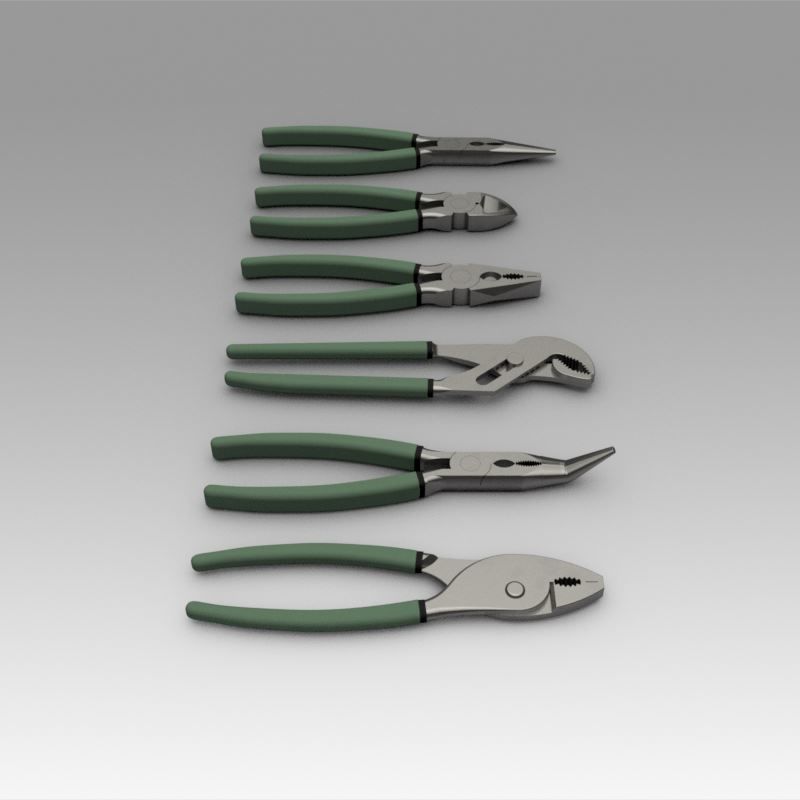 Pliers  3D model_3