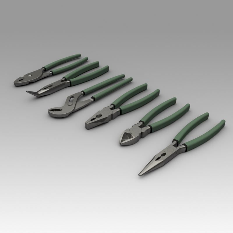 Pliers  3D model_6