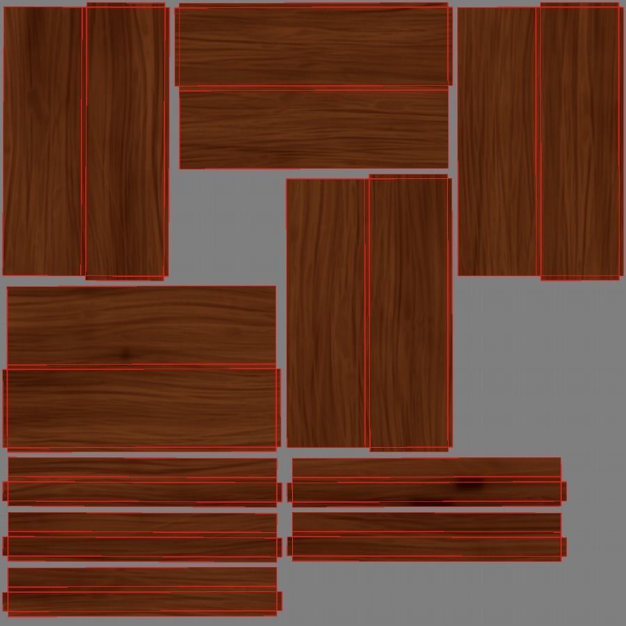 Stax Walnut Bookcase Low-poly 3D model_6