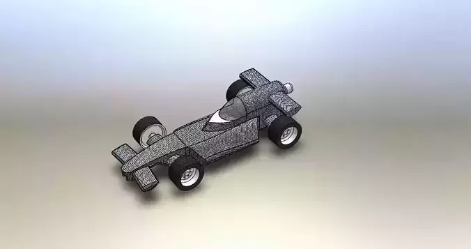 F1 car model Free 3D model