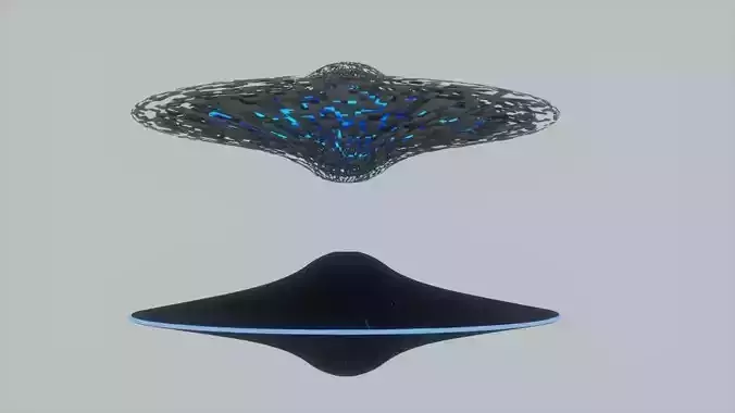 Saucer 2 and Saucer 2 advanced  Free 3D model