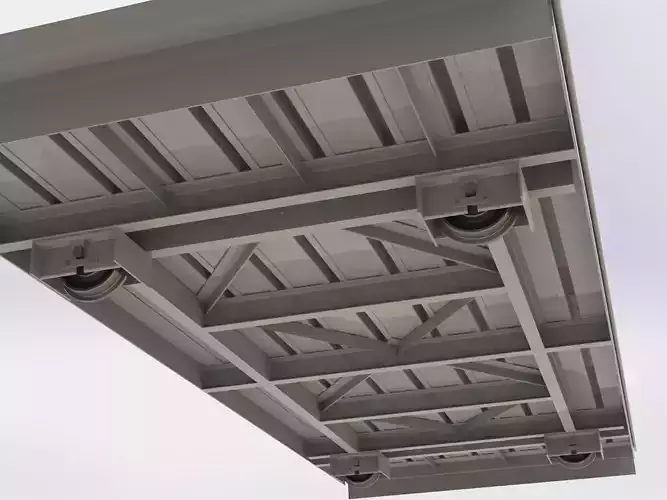 Kiln Car Frame Free 3D model