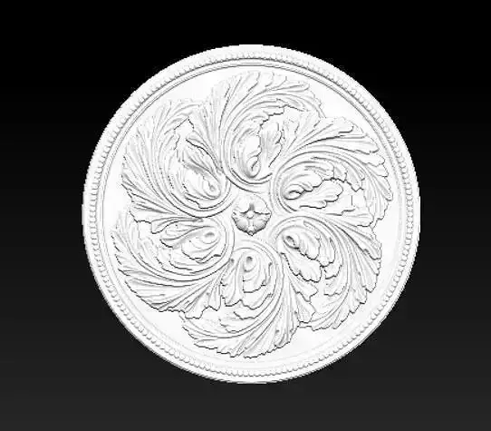 Rose 6 decorative ceiling medallion
