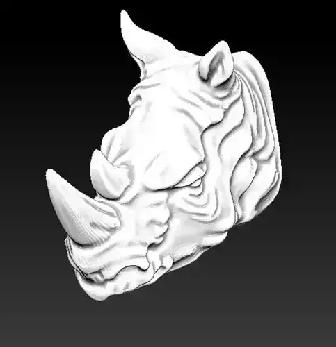 Rino rhino head 3D model