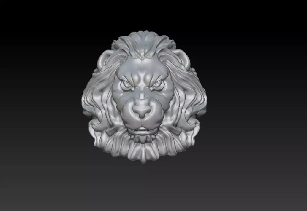 Lion Angry 3D model_2