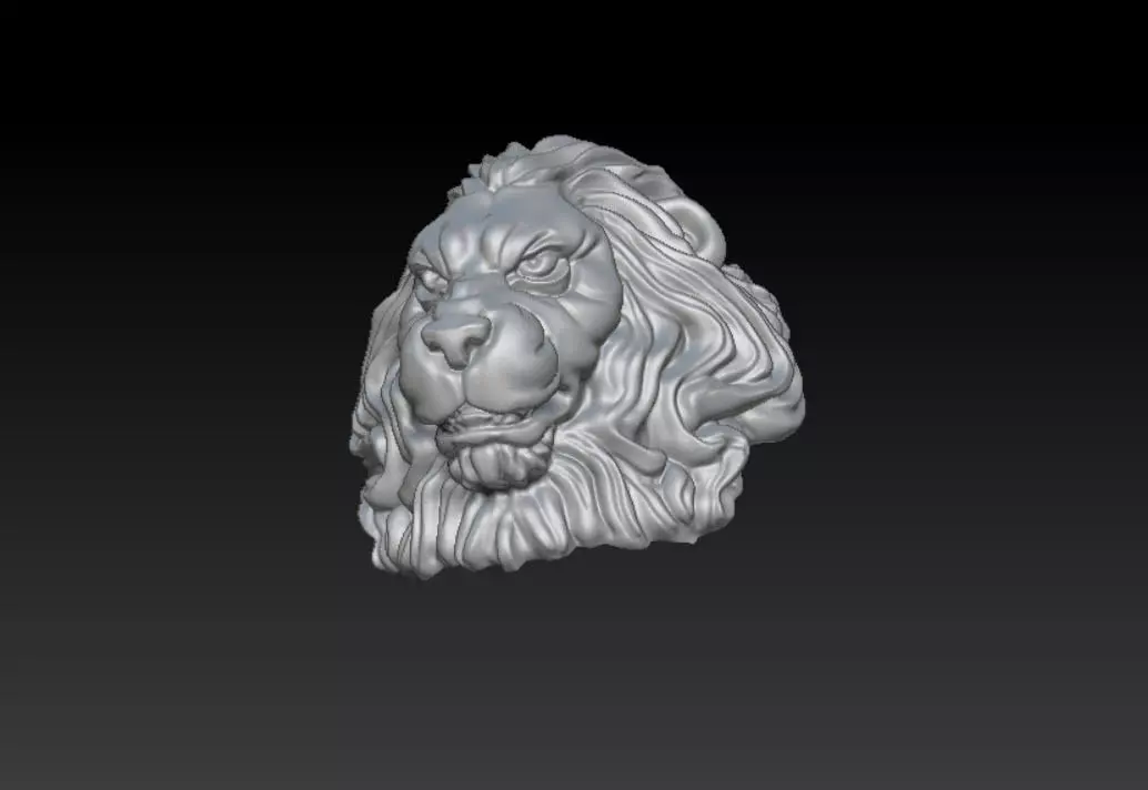 Lion Angry 3D model_0