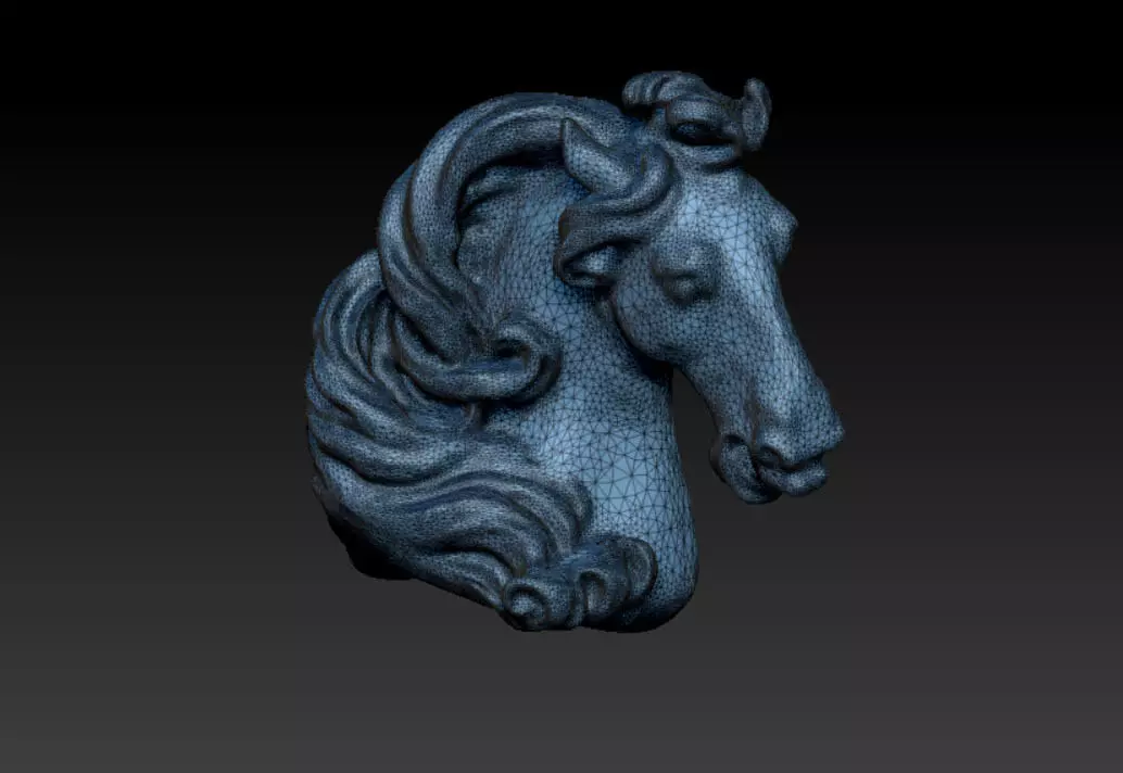 Horse Head 3D model_1