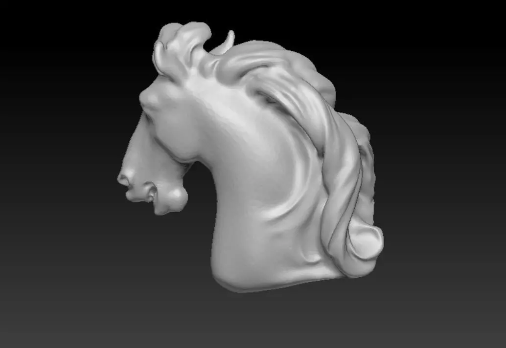 Horse Head 3D model_0