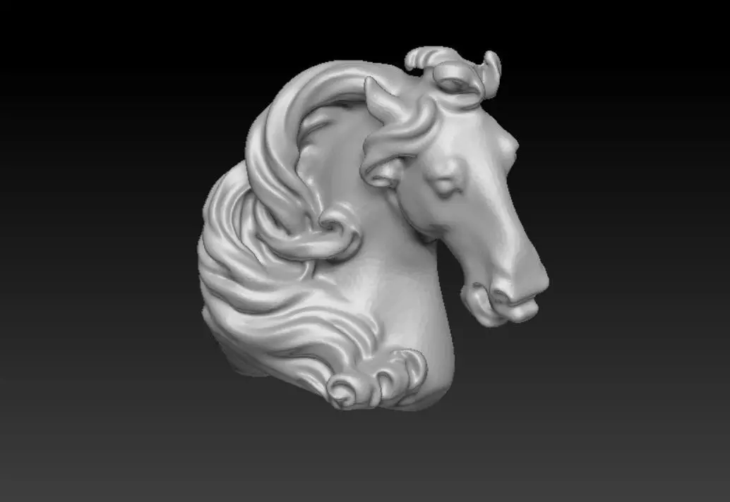 Horse Head 3D model_2