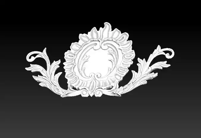 Carved Panel 1 3D model