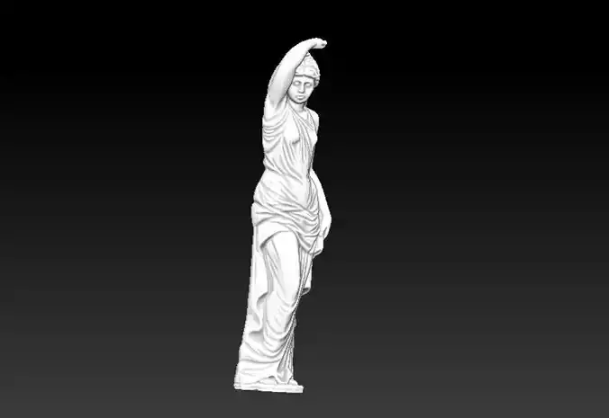 Aphrodite statue of woman 3D model