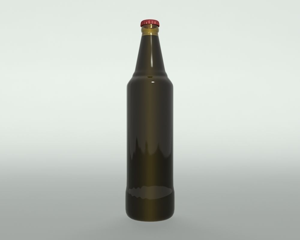Bottles Collection empty beer bottle 3D model_5