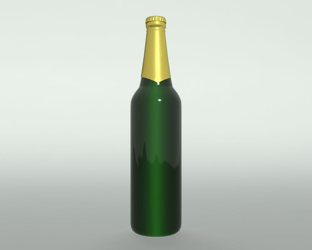 Bottles Collection empty beer bottle 3D model_4