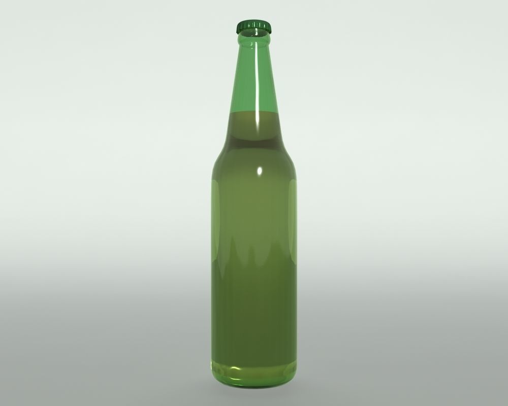 Bottles Collection empty beer bottle 3D model_10