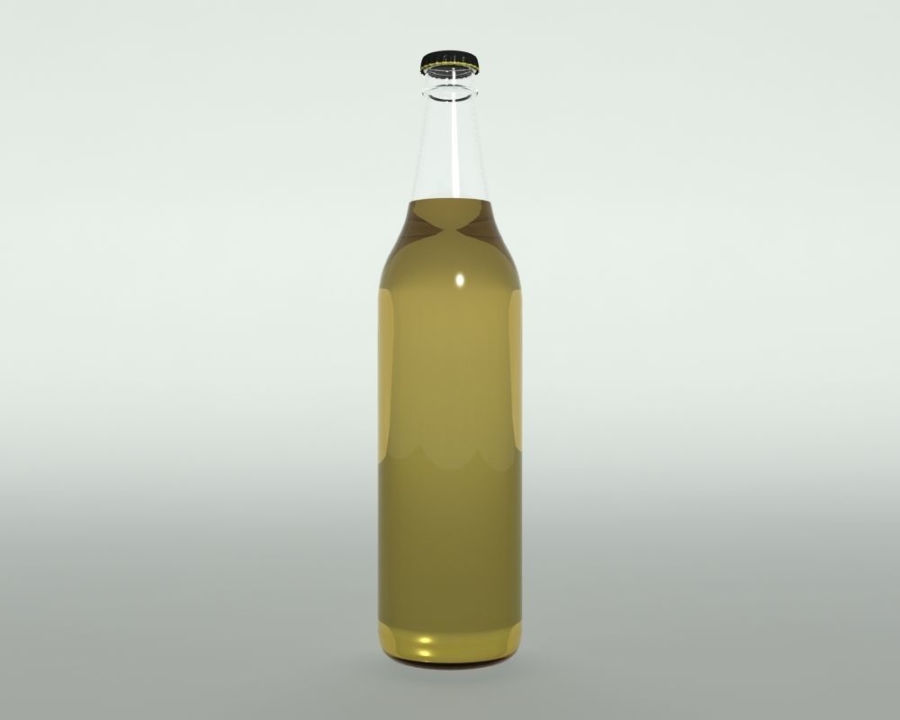 Bottles Collection empty beer bottle 3D model_6