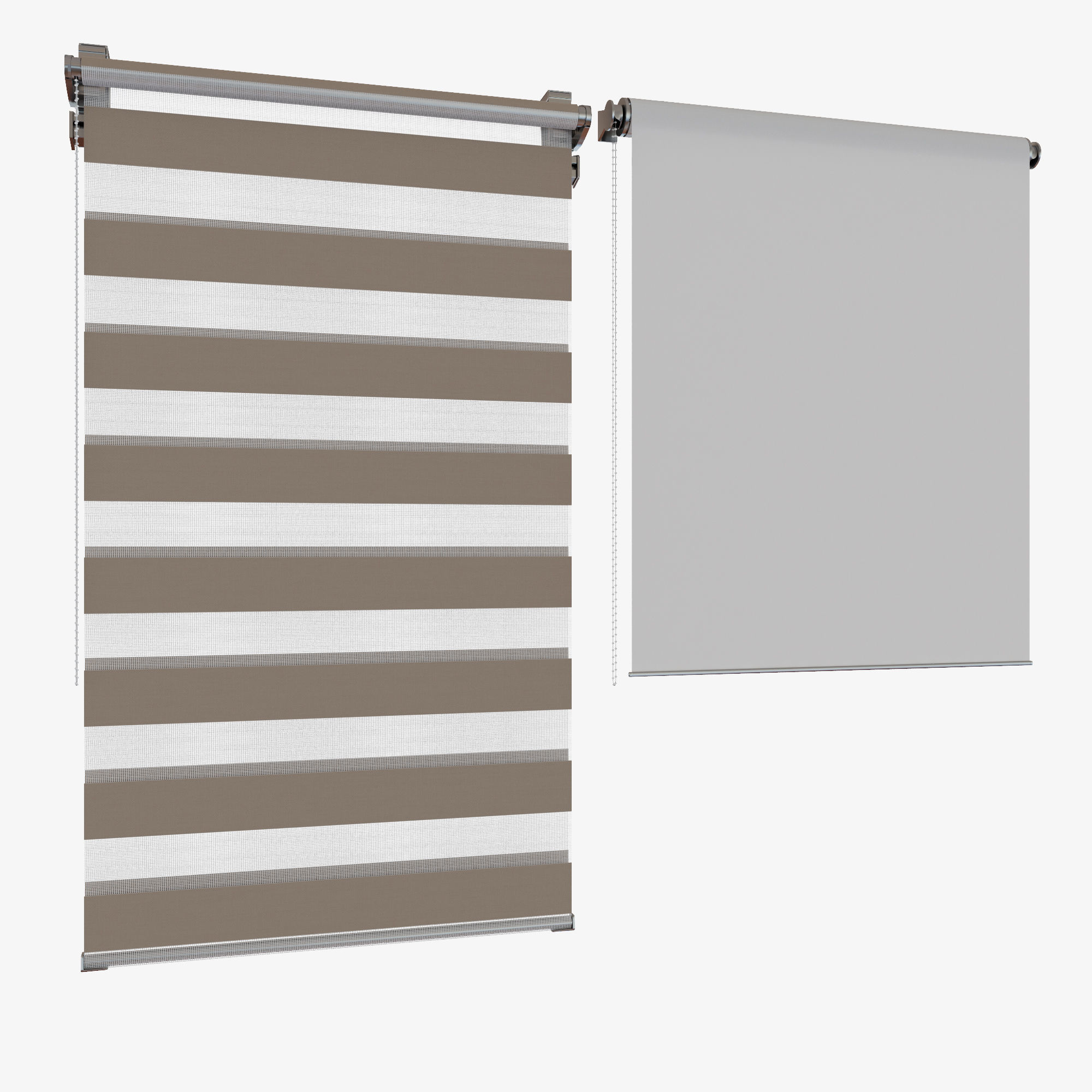 Animated roller blinds with automatic width adjustment 3D model_4