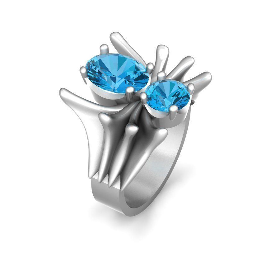 Ring of the Sapphire Spider 3D print model_3