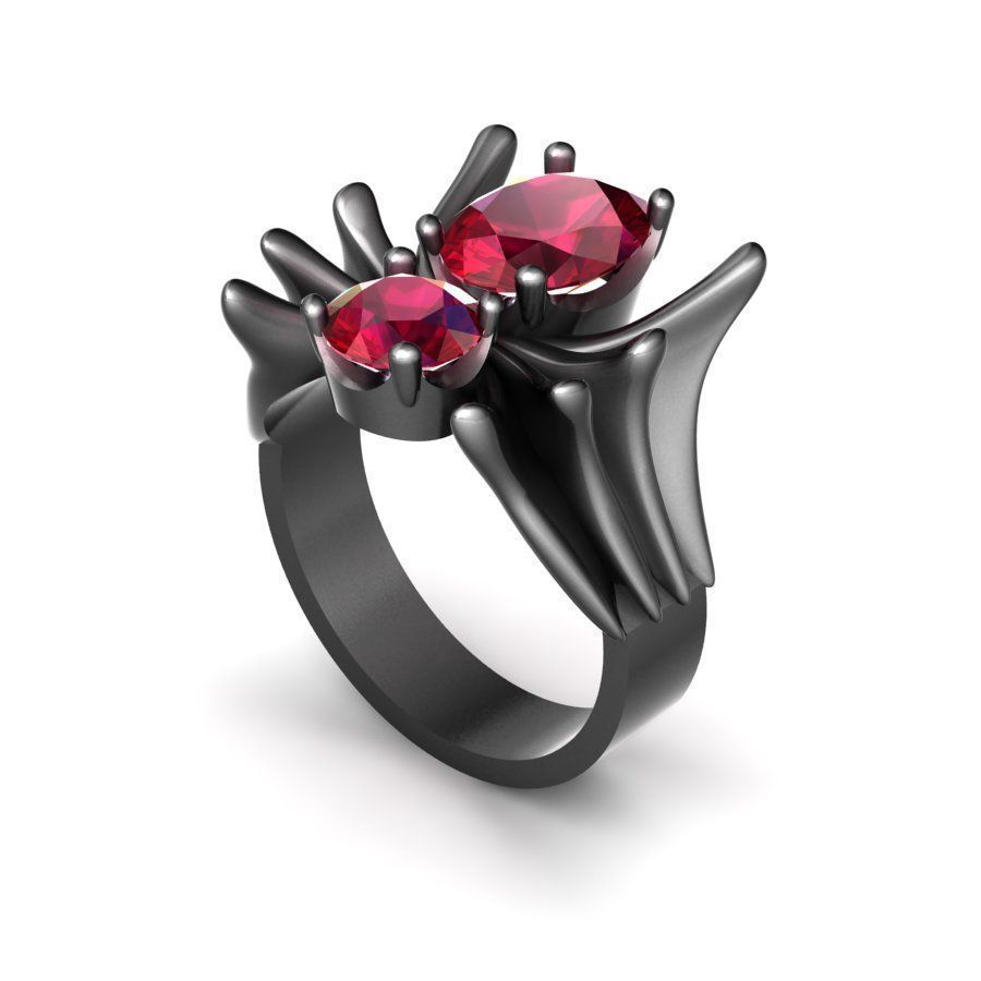 Ring of the Sapphire Spider 3D print model_2