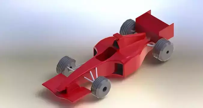 F1 car Free 3D model
