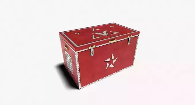 Trunk box with stars