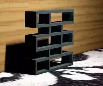 book shelf 3D model