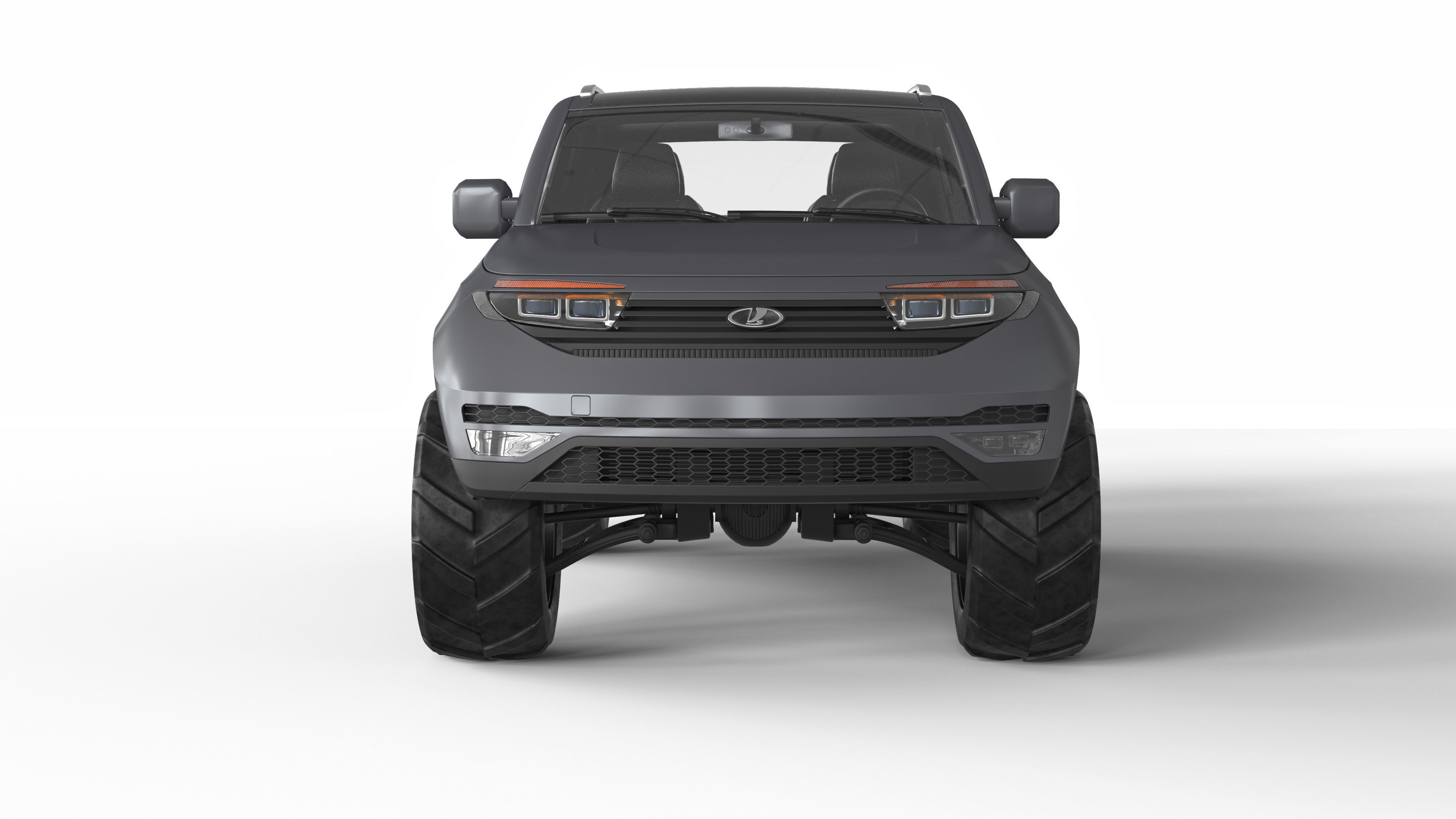 Lada Niva X concept 3D model_3