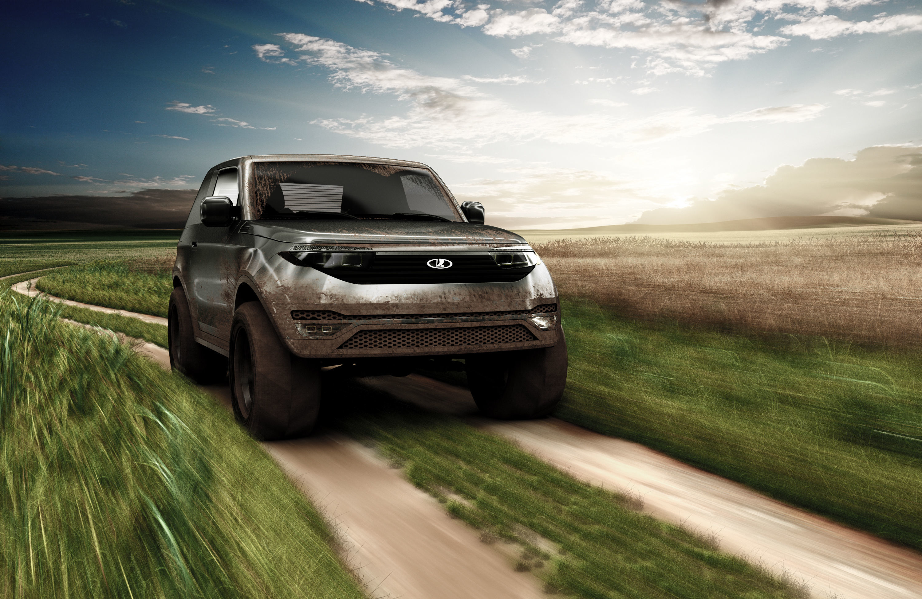 Lada Niva X concept 3D model_7