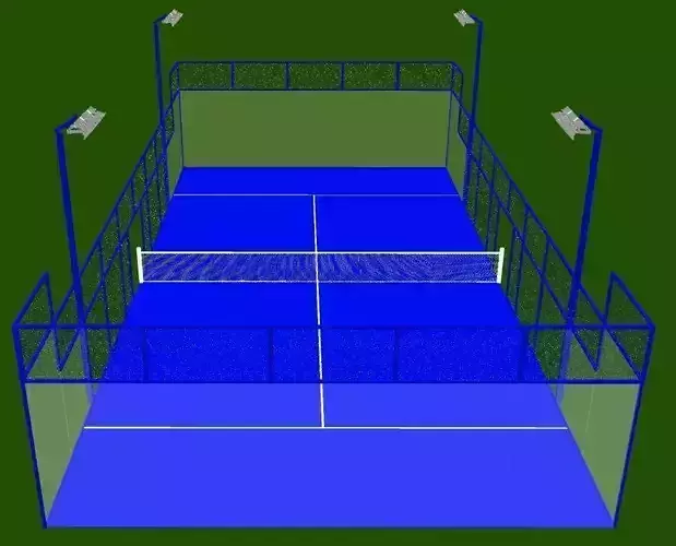 Blue Padel Court