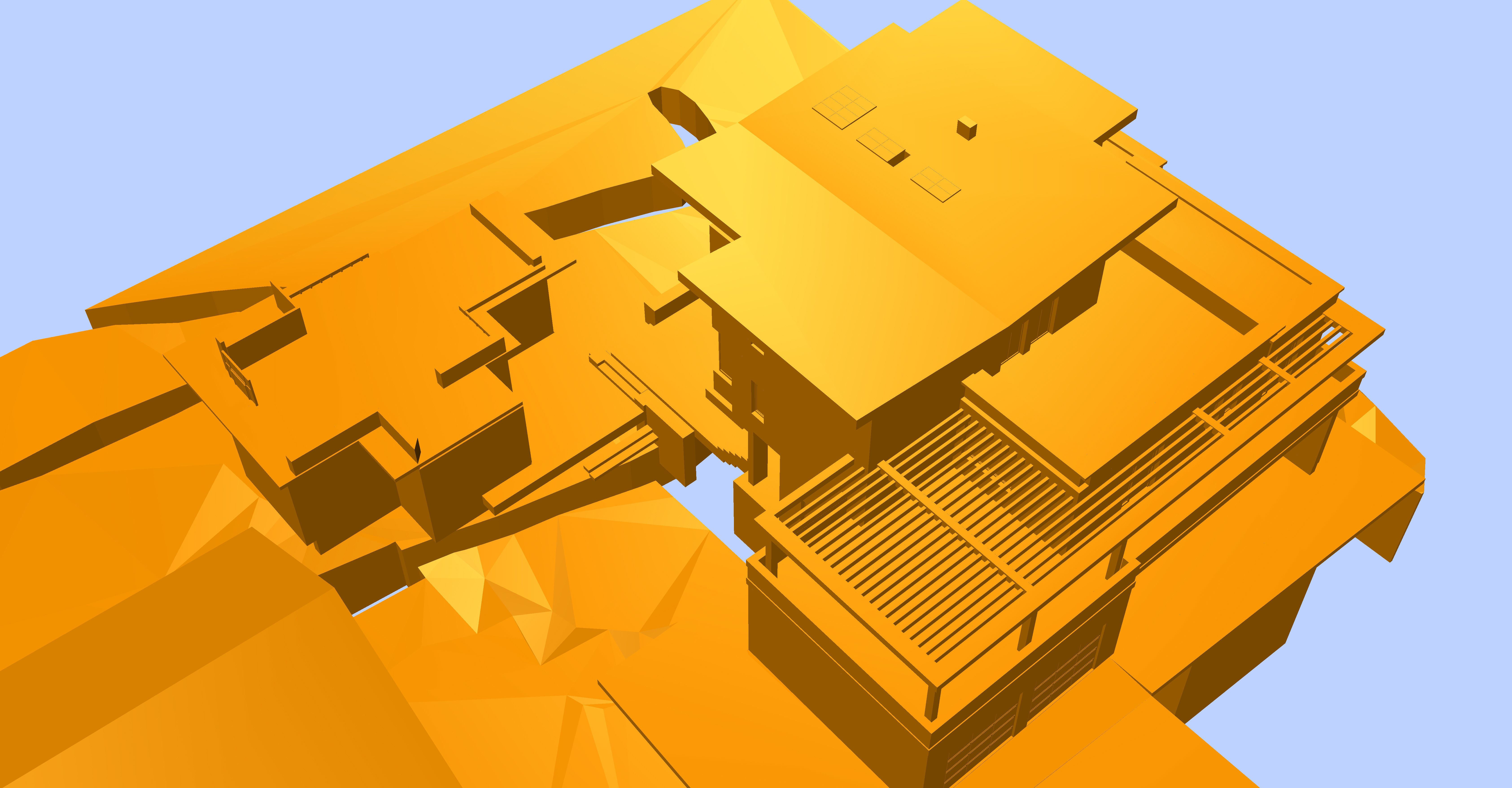  residential house of 600m2 3D model_3