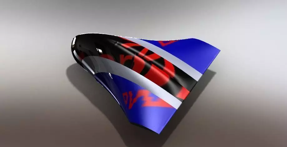 blended wing body2 Free 3D model
