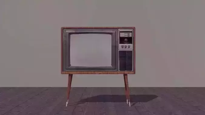 Vintage Tv 3D model