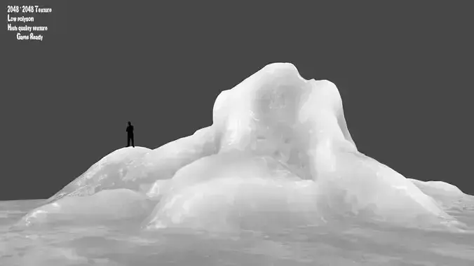 iceberg snowy mountain