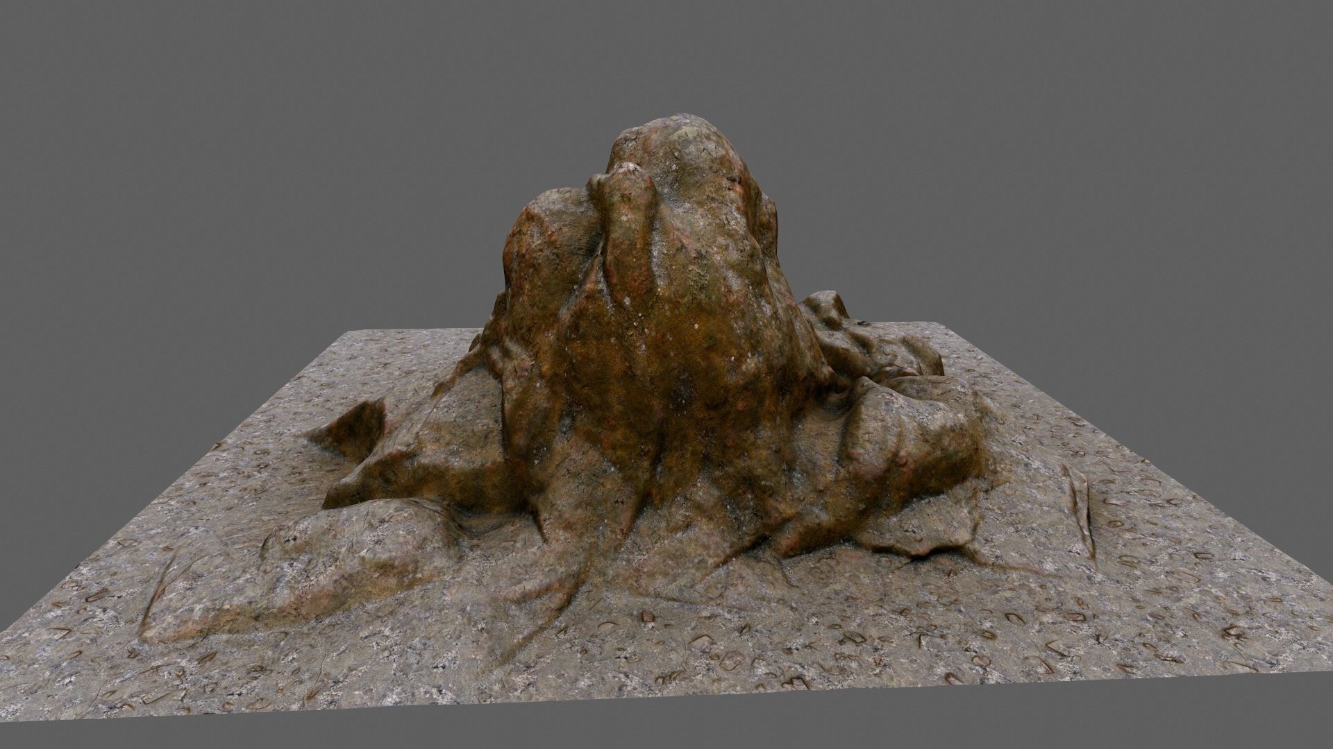 rocks rock Low-poly 3D model_5