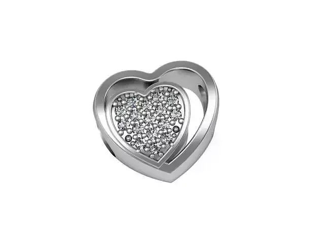 Bead Pandora hearts tandem