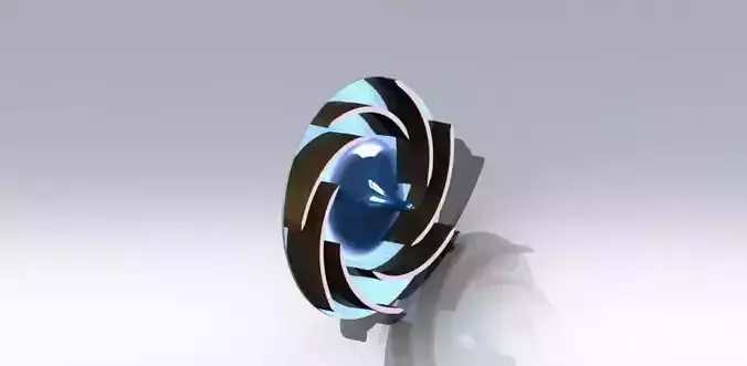 impeller circular clock