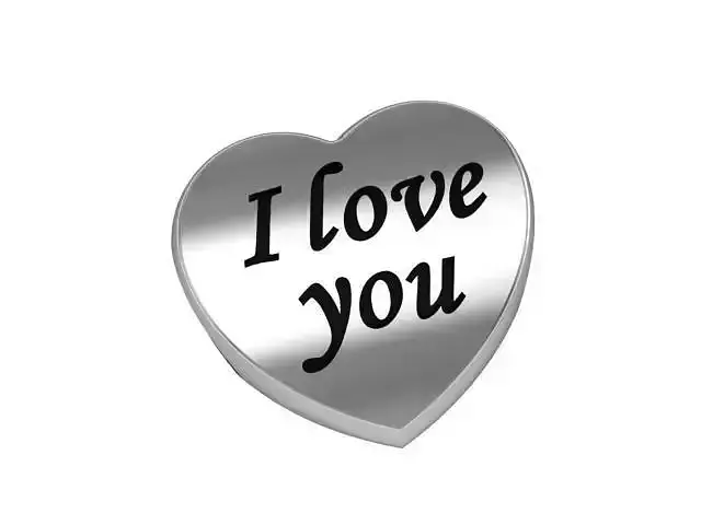 Bead Pandora I love u