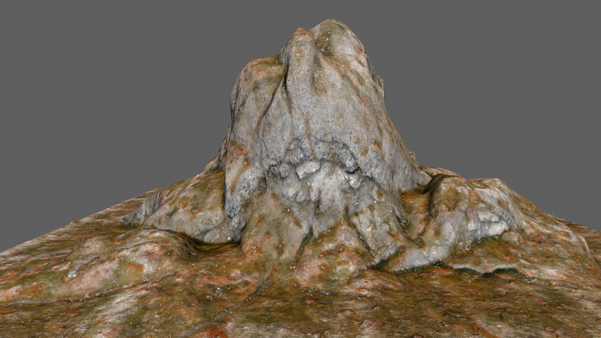 desert rocks Low-poly 3D model_5