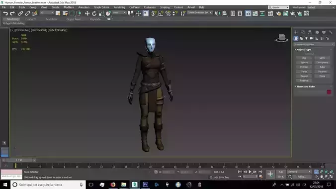 Human Female Leather Armor