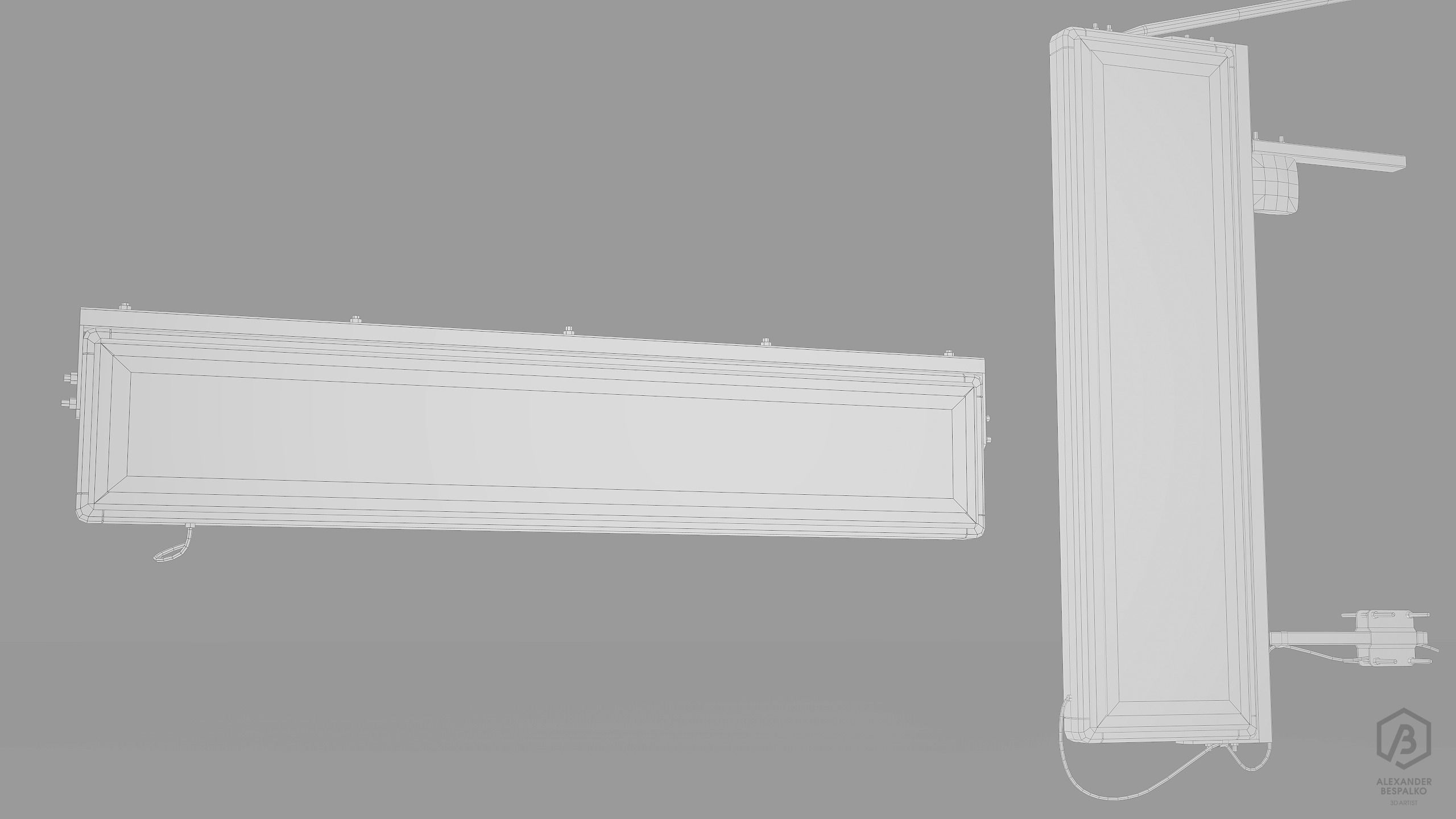 Game Ready Japanese Signs Set Neon Signs Sign Led Medium Low-poly 3D model_5