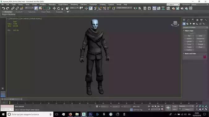 Human Male Chainmail Armor