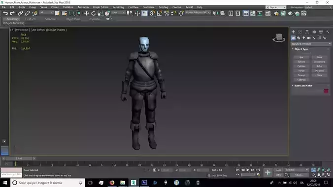 Human Male Plate Armor 01