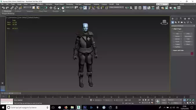 Human Male Plate Armor 02