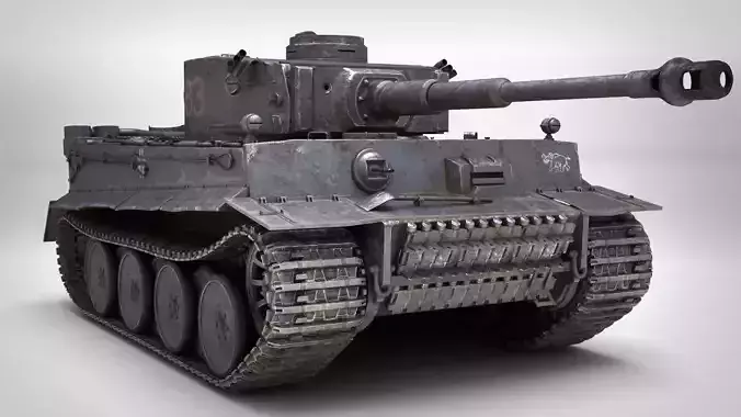 Tiger 1 Tank PBR Ready