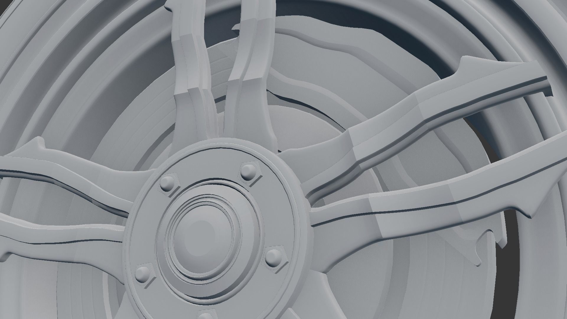 Concept Sports Car Tire Free 3D model_11