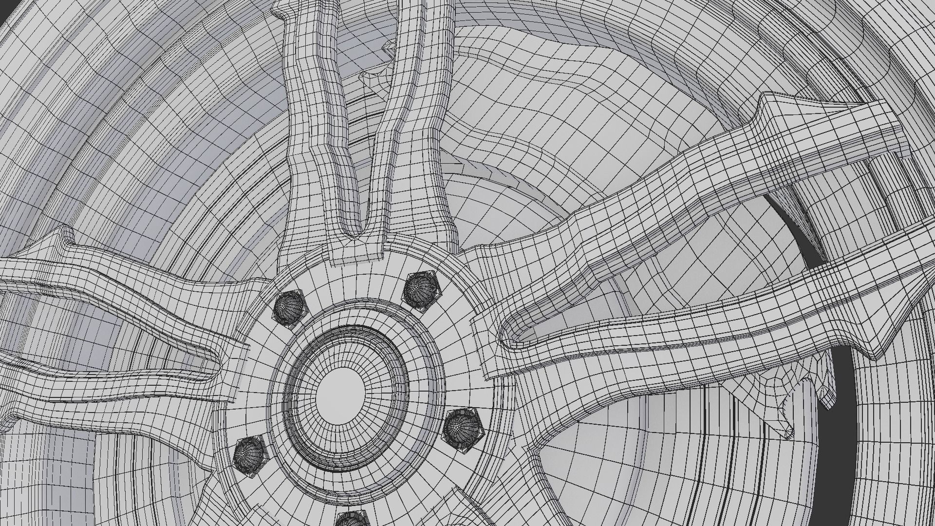 Concept Sports Car Tire Free 3D model_10